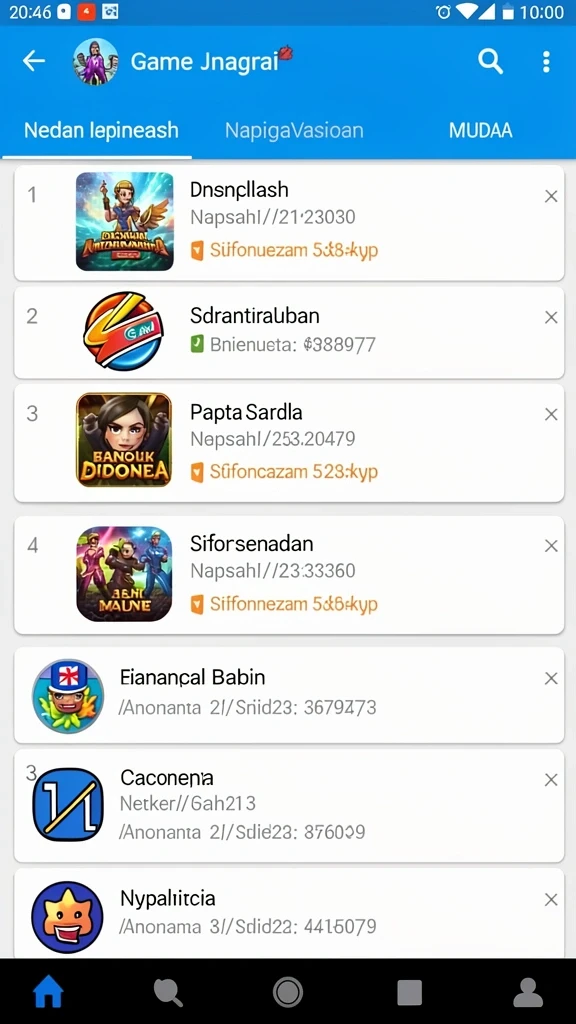 Screenshot a200m nomor 2
